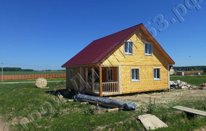 2 Брусовой дом К-35, 9×9, 148.5 м², Московская область, Подольский район, посёлок «Никулино» (3)